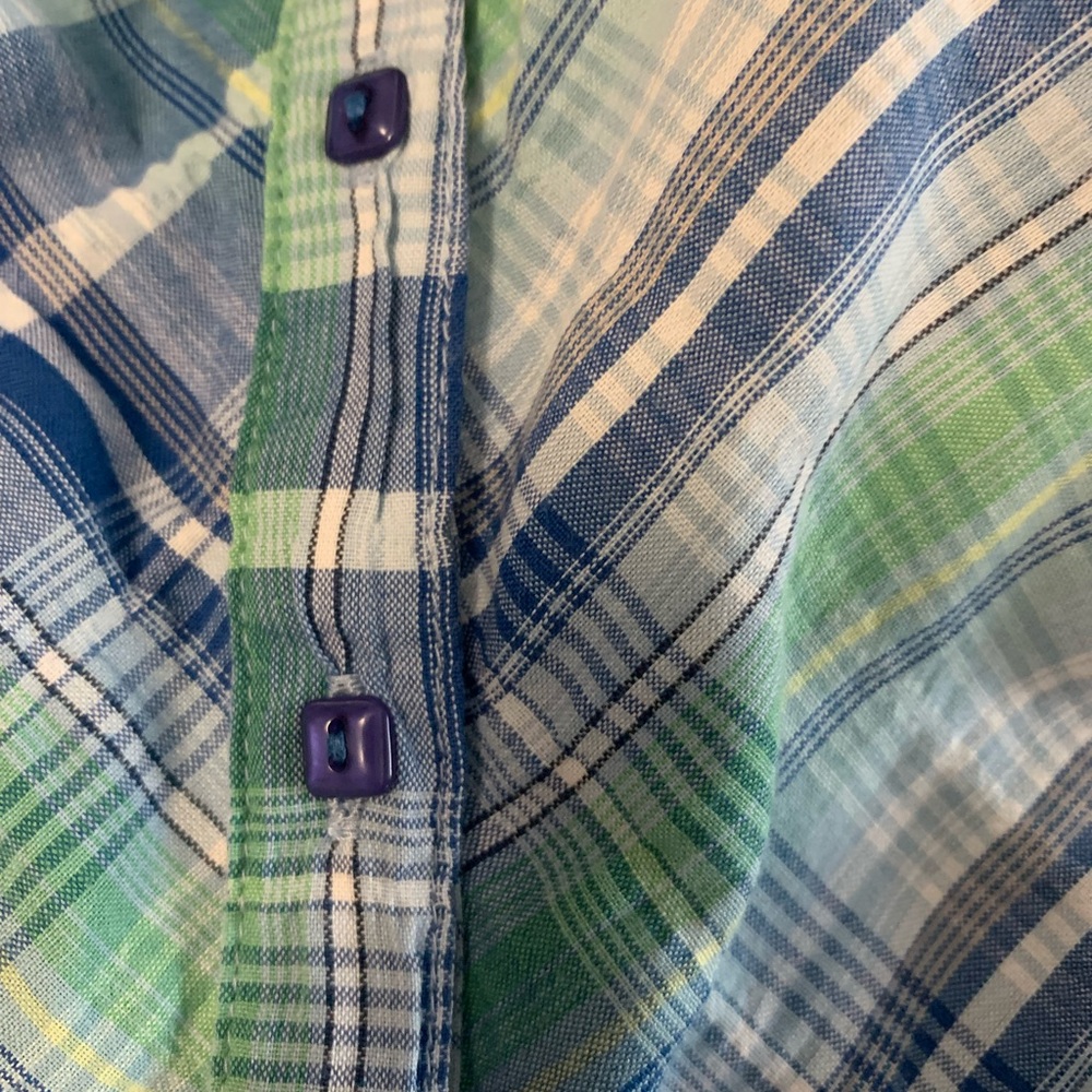 Faded Glory Plaid Top - Picture 12 of 16